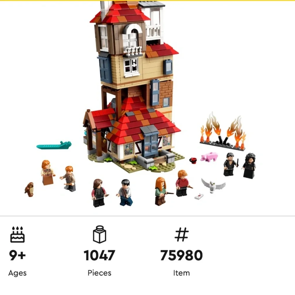 LEGO Retired Harry Potter Attack on the Burrow Building Set (SEALED BOX)